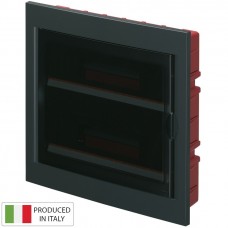 Πίνακας Χωνευτός 2Σειρών 36Στοιχείων IP40 Μαύρος EC63036NE